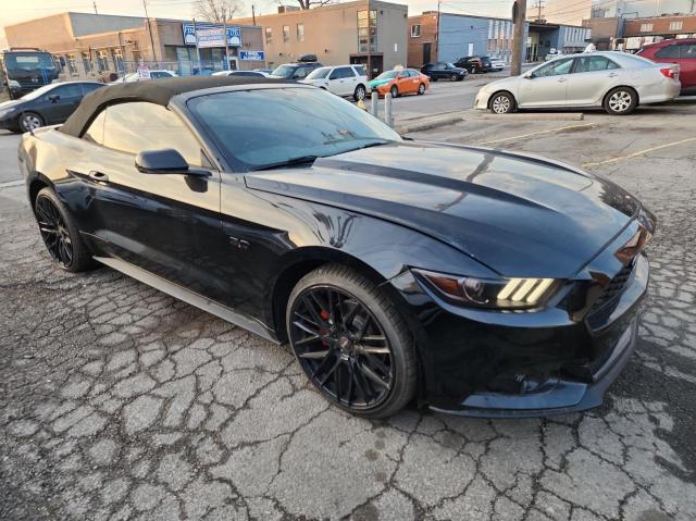 1FATP8UH0G5296809 - 2016 FORD MUSTANG BLACK photo 1
