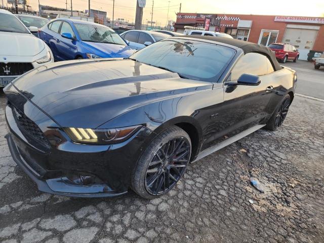 1FATP8UH0G5296809 - 2016 FORD MUSTANG BLACK photo 2