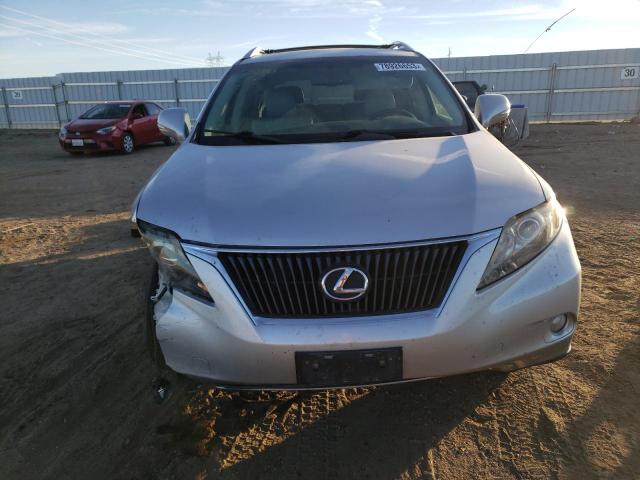 JTJZK1BA2B2411286 - 2011 LEXUS RX 350 SILVER photo 5