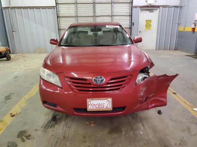 4T1BK46K87U030932 - 2007 TOYOTA CAMRY LE RED photo 5