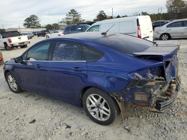 3FA6P0HR2DR378650 - 2013 FORD FUSION SE BLUE photo 2