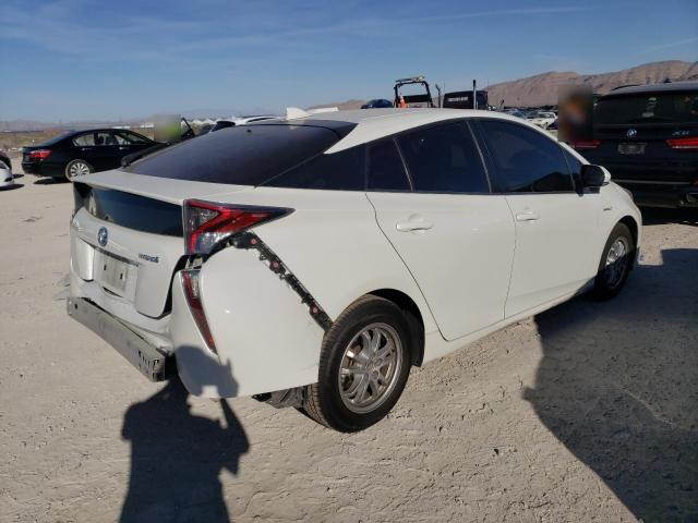 JTDKBRFU7H3033511 - 2017 TOYOTA PRIUS WHITE photo 3