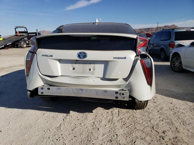 JTDKBRFU7H3033511 - 2017 TOYOTA PRIUS WHITE photo 6