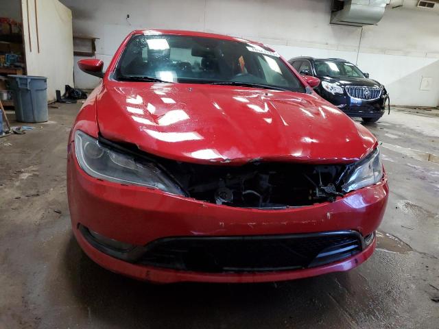 1C3CCCDG9GN148081 - 2016 CHRYSLER 200 S RED photo 5