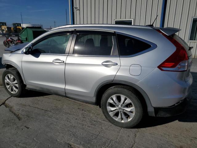 2HKRM4H7XDH650550 - 2013 HONDA CR-V EXL SILVER photo 2