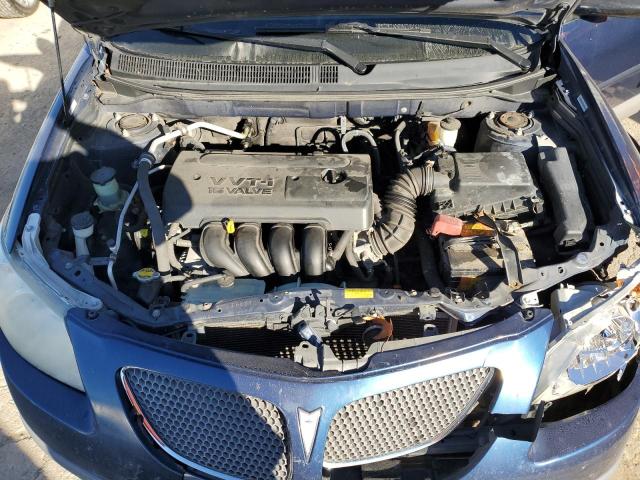 5Y2SL65807Z429243 - 2007 PONTIAC VIBE BLUE photo 11