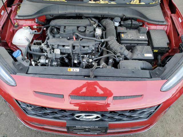 KM8K3CA35NU908465 - 2022 HYUNDAI KONA N LINE RED photo 11