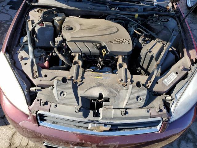 2G1WC58R679165593 - 2007 CHEVROLET IMPALA LT BURGUNDY photo 11