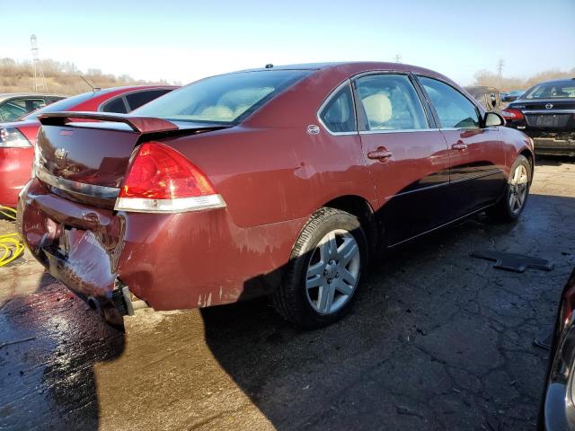 2G1WC58R679165593 - 2007 CHEVROLET IMPALA LT BURGUNDY photo 3