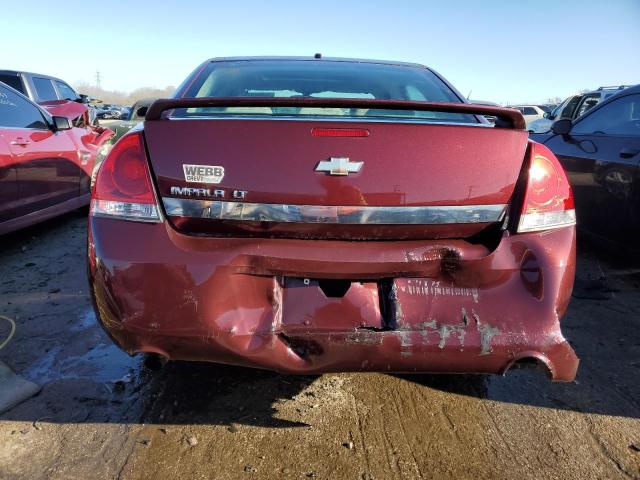 2G1WC58R679165593 - 2007 CHEVROLET IMPALA LT BURGUNDY photo 6