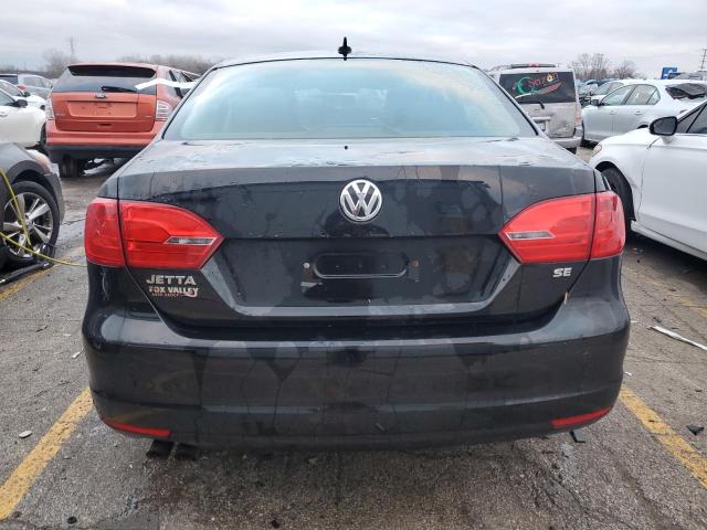 3VWD17AJ5EM304361 - 2014 VOLKSWAGEN JETTA SE BLACK photo 6