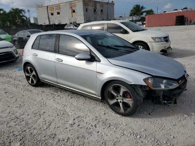 3VW5T7AU8HM057205 - 2017 VOLKSWAGEN GTI S SILVER photo 4