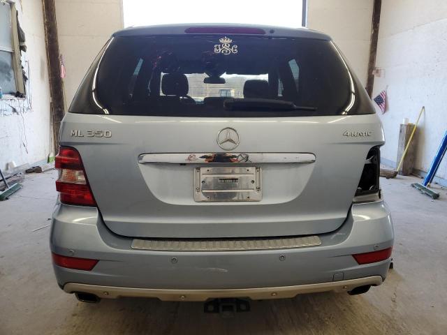 4JGBB8GB7BA729405 - 2011 MERCEDES-BENZ ML 350 4MATIC BLUE photo 6