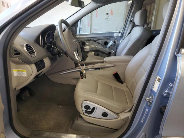 4JGBB8GB7BA729405 - 2011 MERCEDES-BENZ ML 350 4MATIC BLUE photo 7