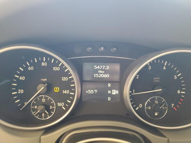 4JGBB8GB7BA729405 - 2011 MERCEDES-BENZ ML 350 4MATIC BLUE photo 9