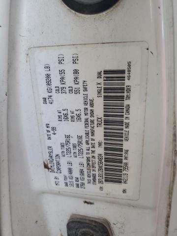 2B7LB31Z8XK564834 - 1999 DODGE RAM VAN B3500 WHITE photo 12