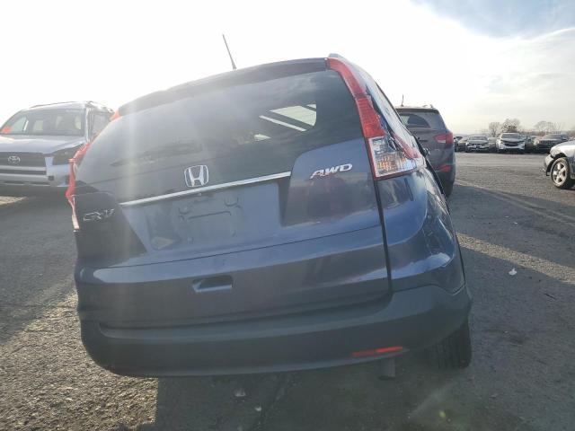 2HKRM4H71DH675725 - 2013 HONDA CR-V EXL BLUE photo 6