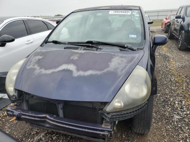 JHMGD38608S043278 - 2008 HONDA FIT SPORT BLUE photo 5