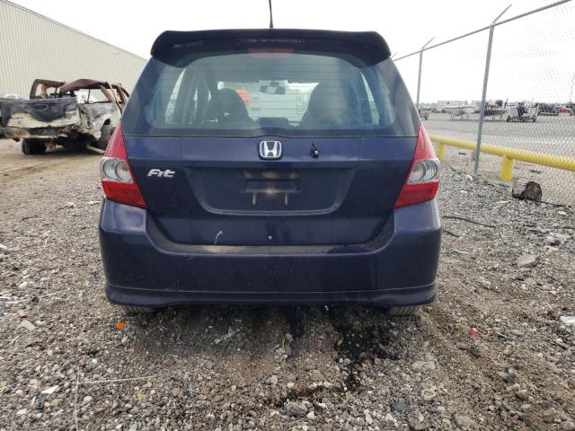 JHMGD38608S043278 - 2008 HONDA FIT SPORT BLUE photo 6