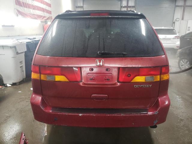 5FNRL18532B056619 - 2002 HONDA ODYSSEY LX RED photo 6