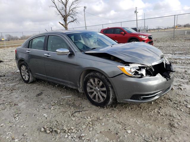 1C3CCBCG0DN598693 - 2013 CHRYSLER 200 LIMITED GRAY photo 4