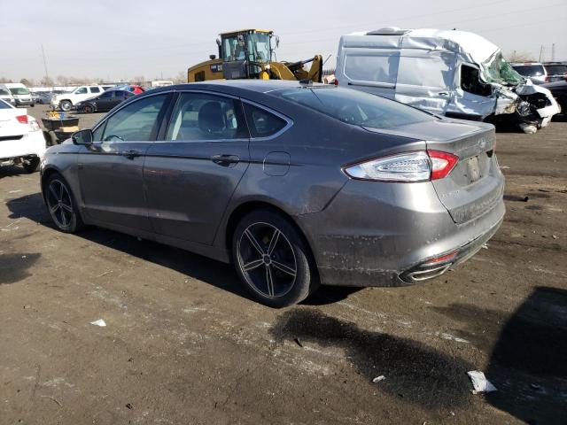 3FA6P0H90ER172888 - 2014 FORD FUSION SE GRAY photo 2