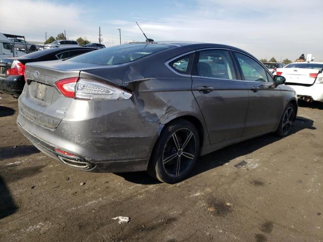 3FA6P0H90ER172888 - 2014 FORD FUSION SE GRAY photo 3