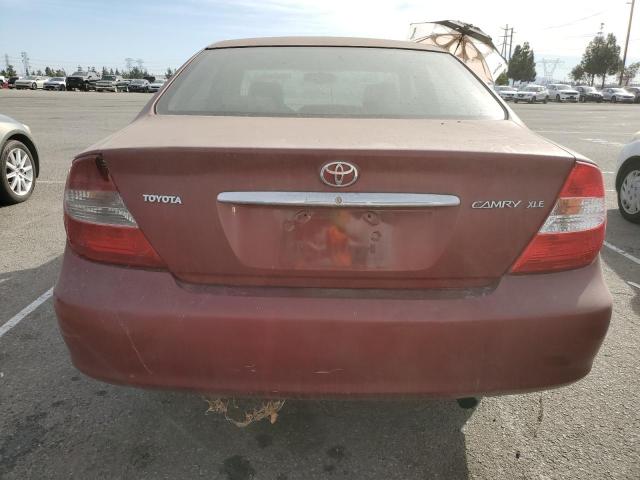 4T1BE32K13U227832 - 2003 TOYOTA CAMRY LE BURGUNDY photo 6