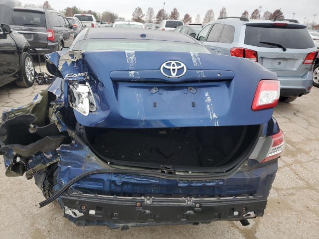 4T4BF3EK2BR114355 - 2011 TOYOTA CAMRY BASE BLUE photo 6