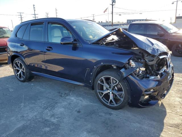 5UXCR6C52KLL62859 - 2019 BMW X5 XDRIVE40I BLUE photo 4