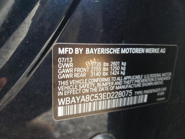 WBAYA8C53ED228075 - 2014 BMW 750I I BLACK photo 12