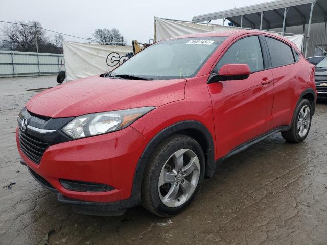 3CZRU6H38HG703487 - 2017 HONDA HR-V LX RED photo 1