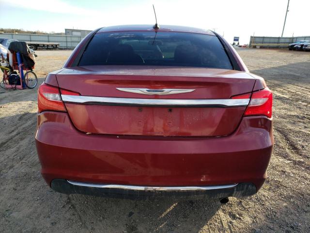 1C3CCBABXEN209549 - 2014 CHRYSLER 200 LX RED photo 6