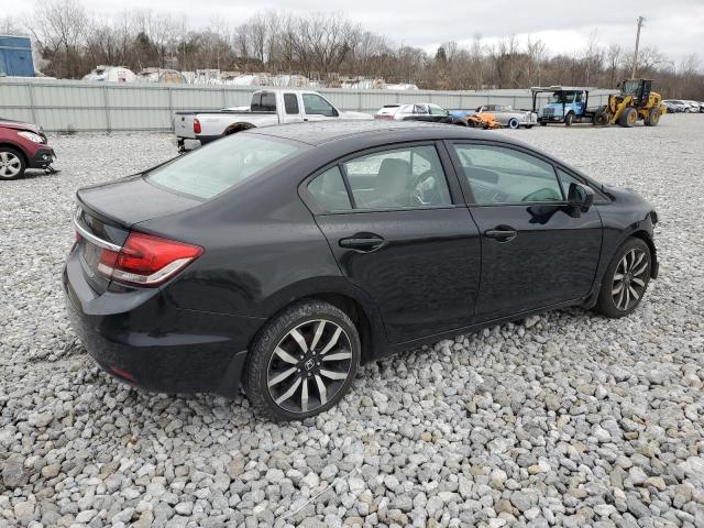 19XFB2F96FE018766 - 2015 HONDA CIVIC EXL შავი ფოტო 3