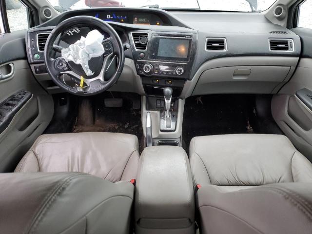19XFB2F96FE018766 - 2015 HONDA CIVIC EXL შავი ფოტო 8