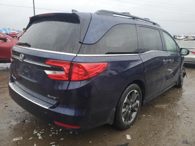 5FNRL6H90NB025946 - 2022 HONDA ODYSSEY ELITE Կապույտ լուսանկար 3
