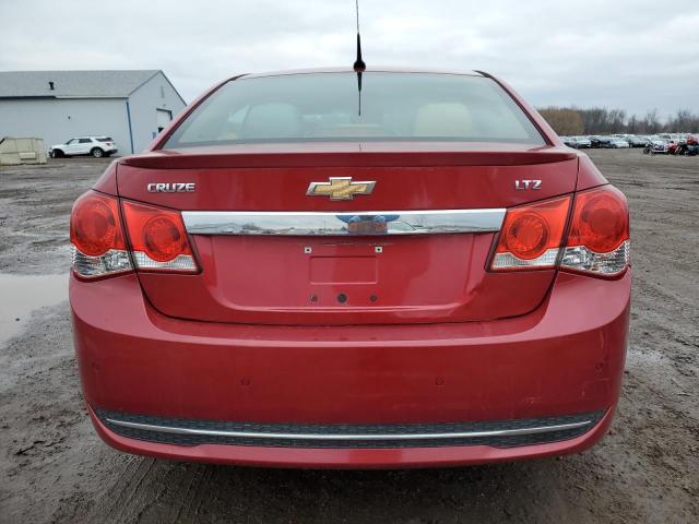 1G1PH5S93B7260587 - 2011 CHEVROLET CRUZE LTZ RED photo 6