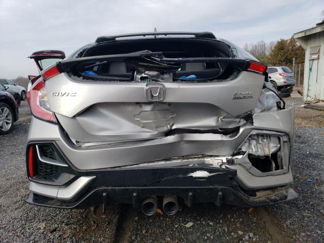 SHHFK7H94LU224571 - 2020 HONDA CIVIC SPORT TOURING SILVER photo 6