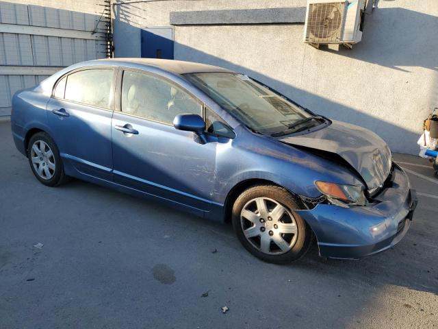 2HGFA16568H517067 - 2008 HONDA CIVIC LX BLUE photo 4