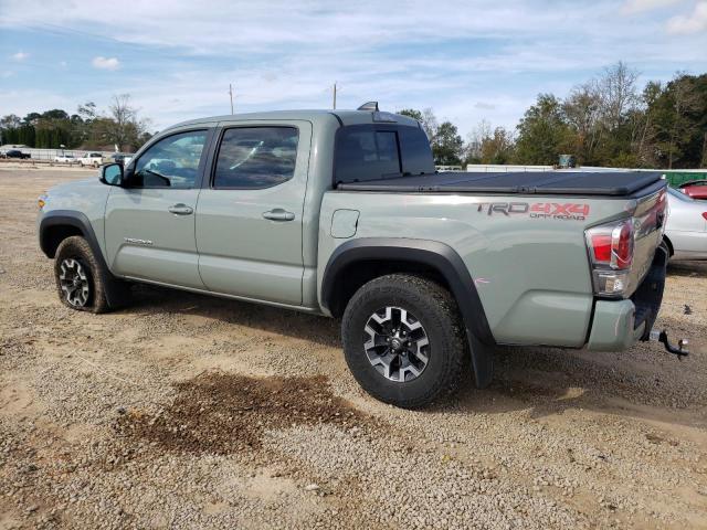 3TMCZ5AN4NM481532 - 2022 TOYOTA TACOMA DOUBLE CAB GRAY photo 2