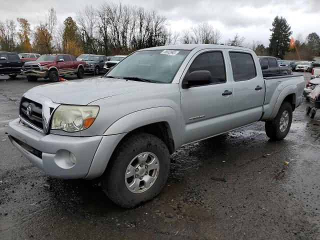 5TEKU72N66Z231668 - 2006 TOYOTA TACOMA DOUBLE CAB PRERUNNER LONG BED SILVER photo 1