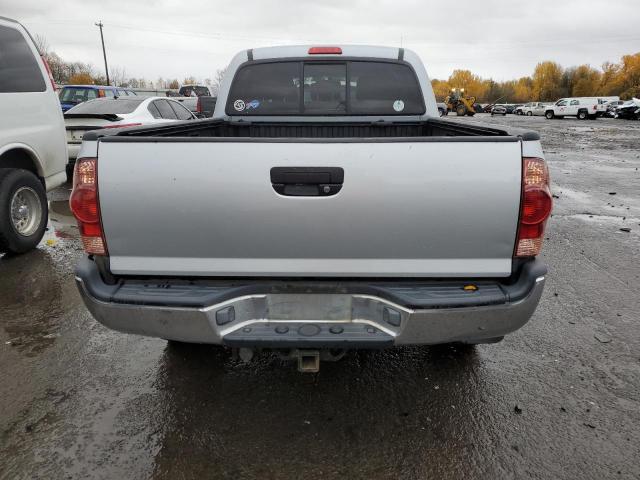 5TEKU72N66Z231668 - 2006 TOYOTA TACOMA DOUBLE CAB PRERUNNER LONG BED SILVER photo 6