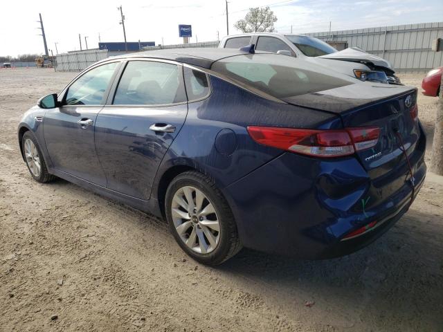 5XXGT4L39HG140254 - 2017 KIA OPTIMA LX BLUE photo 2