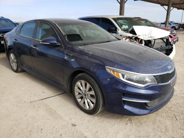 5XXGT4L39HG140254 - 2017 KIA OPTIMA LX BLUE photo 4