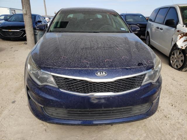 5XXGT4L39HG140254 - 2017 KIA OPTIMA LX BLUE photo 5