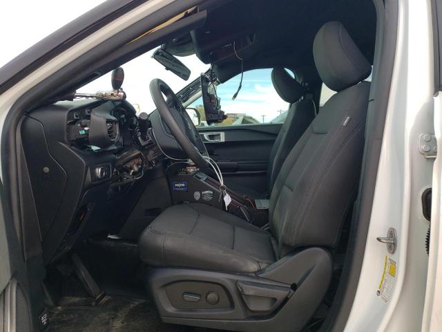 1FM5K8AB5MGA86803 - 2021 FORD EXPLORER POLICE INTERCEPTOR Սպիտակ լուսանկար 7