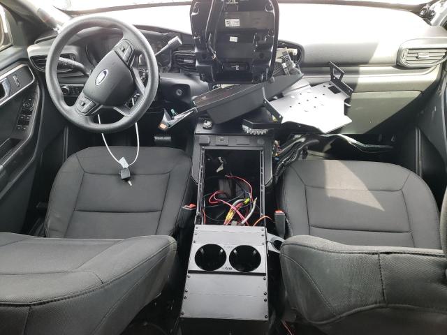 1FM5K8AB5MGA86803 - 2021 FORD EXPLORER POLICE INTERCEPTOR Սպիտակ լուսանկար 8