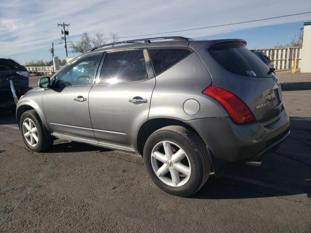 JN8AZ08W95W430718 - 2005 NISSAN MURANO SL GRAY photo 2