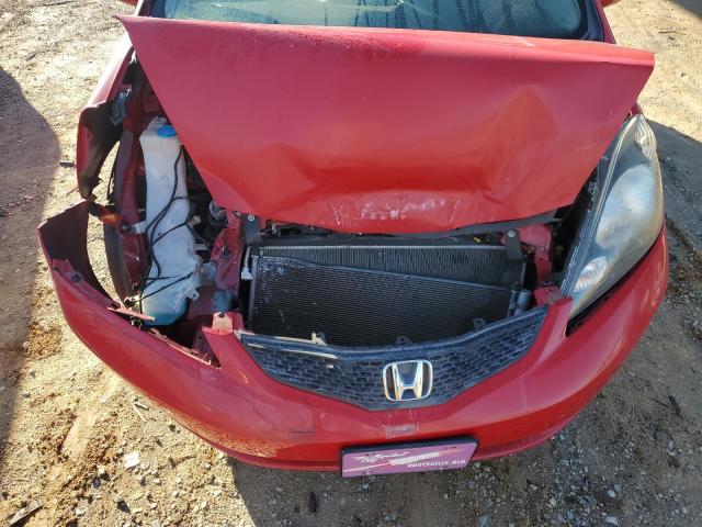 JHMGE8H36DC061336 - 2013 HONDA FIT RED photo 11