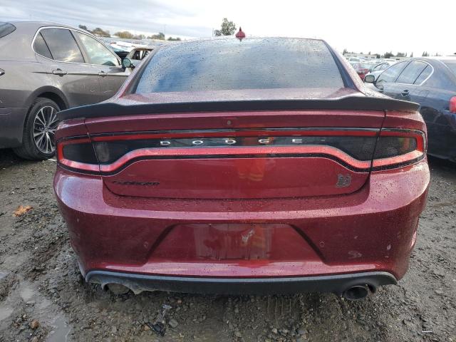 2C3CDXGJ3MH630139 - 2021 DODGE CHARGER SCAT PACK BURGUNDY photo 6